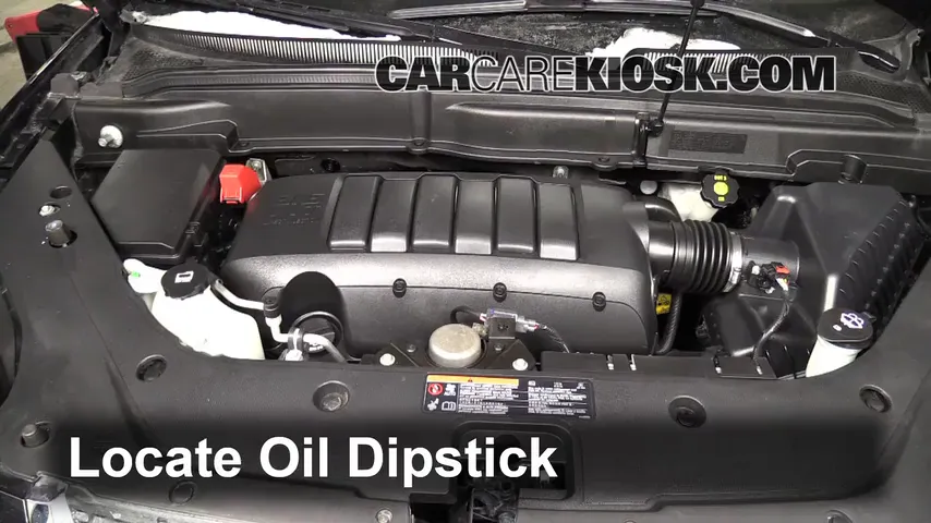 2012 GMC Acadia SLE 3.6L V6 Aceite Controlar nivel de aceite